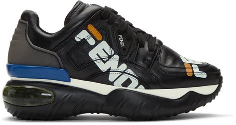 fendi mania sneakers black